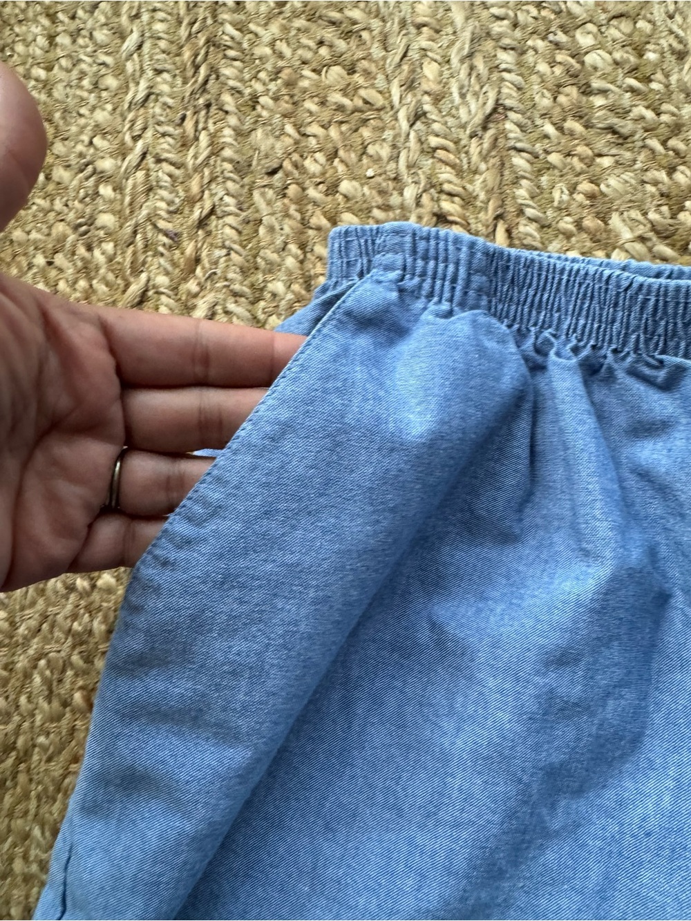 Vintage Alfred Dunner high waisted chambray shorts - Picture 2 of 8